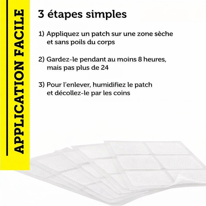 Instructions d’application en 3 étapes pour patchs transdermiques : pose, durée d’utilisation et retrait