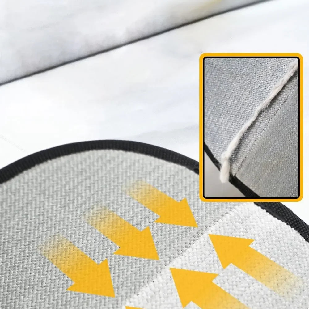 Surface brossée du gant électrostatique attirant et capturant les poils et fibres sur textile