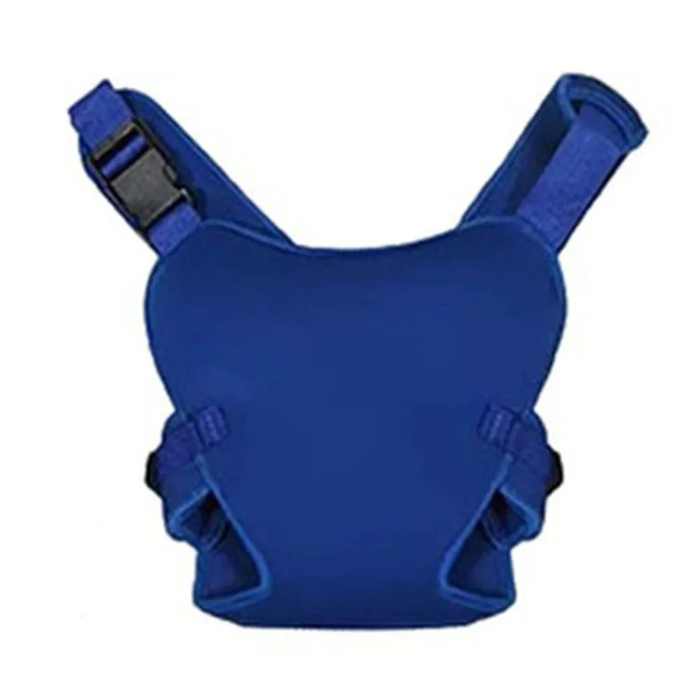 Porte-bébé aquatique bleu ajustable, modèle ergonomique et confortable pour bébé