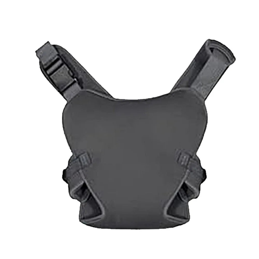 Porte-bébé aquatique gris ajustable, modèle ergonomique et confortable pour bébé